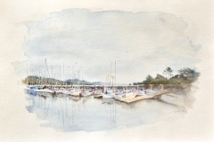 Full Harbor | $280 | watercolor